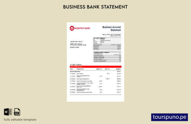 listo para imprimir Budapest Bank   Szolnoki Fiók cuenta de empresa comercial ex